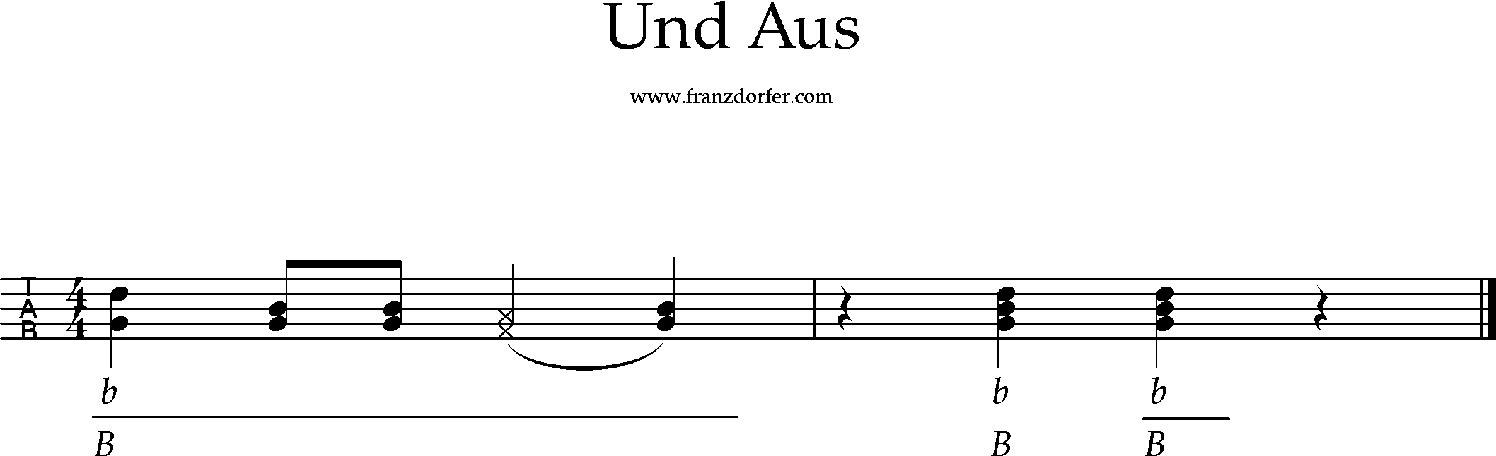 griffschrift, un Aus!